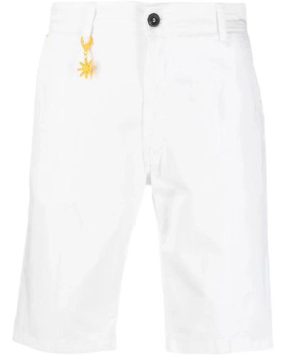Manuel Ritz Casual Shorts - White