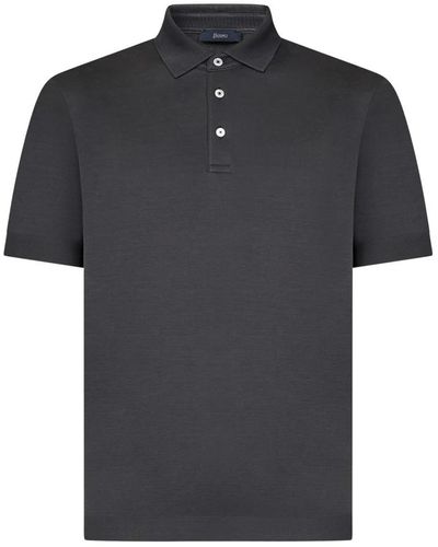 Herno Polo Shirts - Black