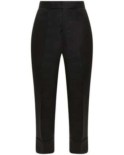 SAPIO Trousers > cropped trousers - Noir