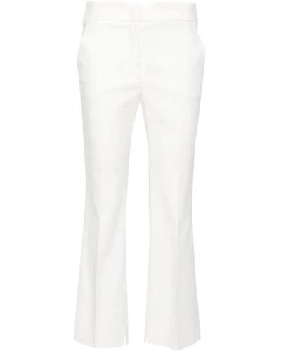 Peserico Wide Trousers - White