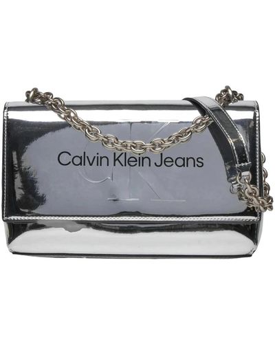 Calvin Klein Shoulder Bags - Grey
