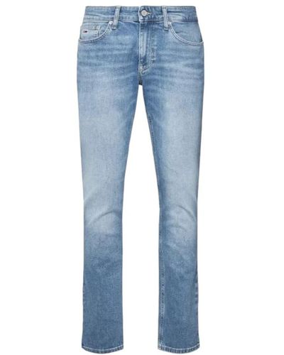 Tommy Hilfiger Klassische denim jeans für den alltag - Blau
