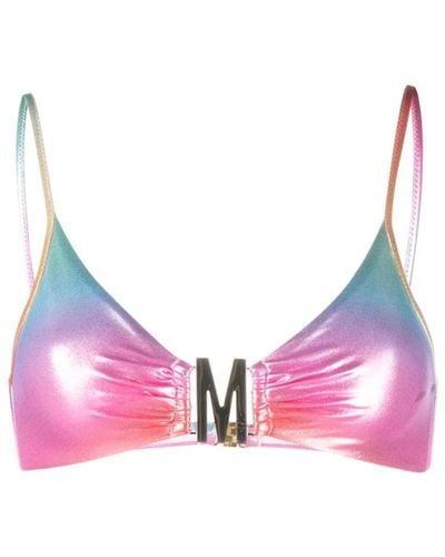 Moschino Meer kleidung bikini top - Pink