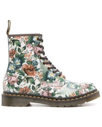 Dr. Martens Lace-Up Boots - Green