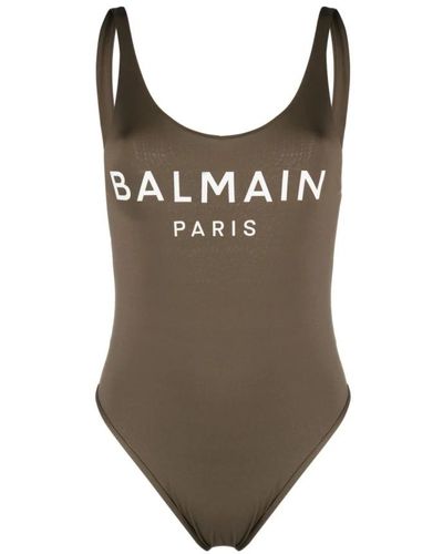 Balmain Swimwear > one-piece - Marron