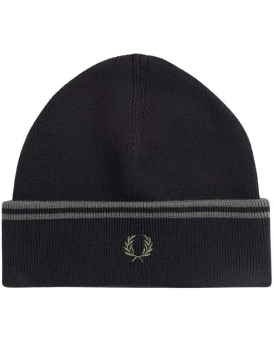 Fred Perry Accessories > hats > beanies - Bleu