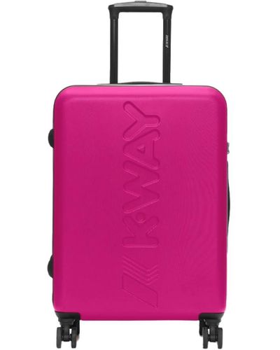 K-Way Stilvolles gepäck und trolley - Pink