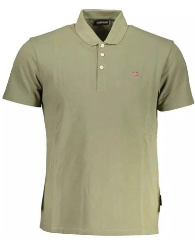 Napapijri Polo Shirts - Green