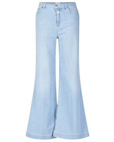 Closed High-waist wide-leg jeans - Blau
