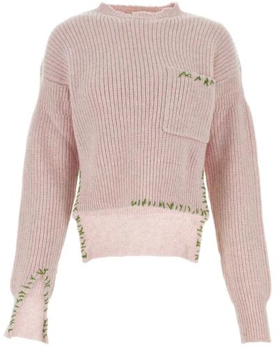 Marni Knitwear > round-neck knitwear - Rose