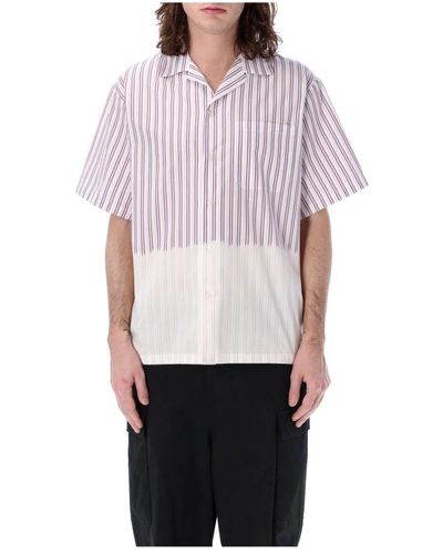MSGM Short Sleeve Shirts - Purple