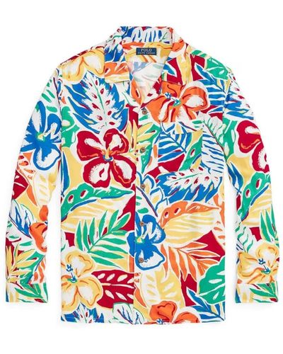 Ralph Lauren Hawaiianisches print-shirt - Mehrfarbig