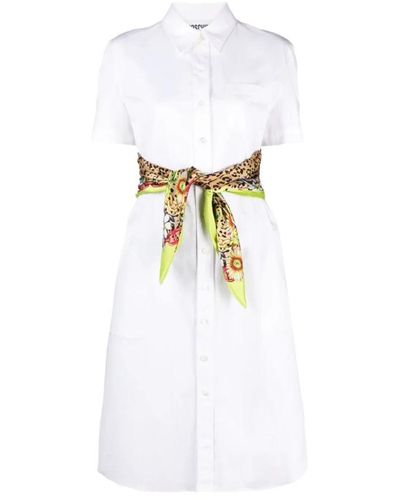 Moschino Shirt Dresses - White