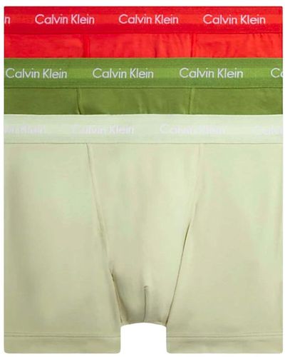 Calvin Klein Boxershorts 3-pack - Grün