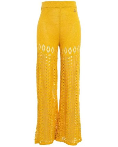 Akep Trousers > wide trousers - Jaune