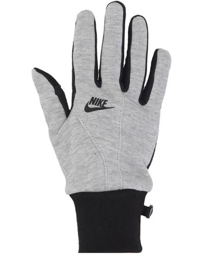 Nike Tech fleece streetwear handschuhe dunkelgrau/schwarz