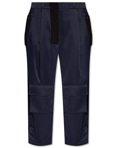 The Mannei Trousers > straight trousers - Bleu