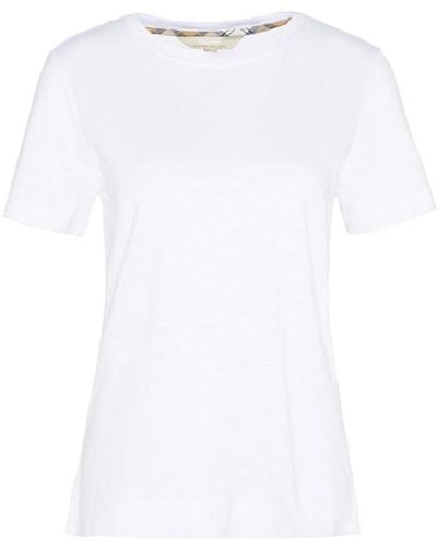 Barbour T-shirts - Blanco