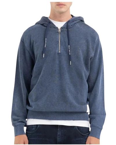 Replay Sweatshirts & hoodies > zip-throughs - Bleu