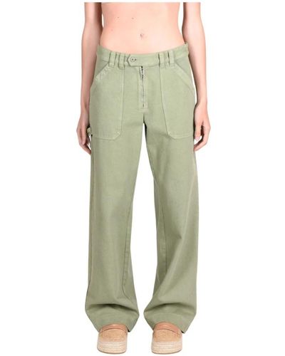 A.P.C. Pantalones de algodón - Verde