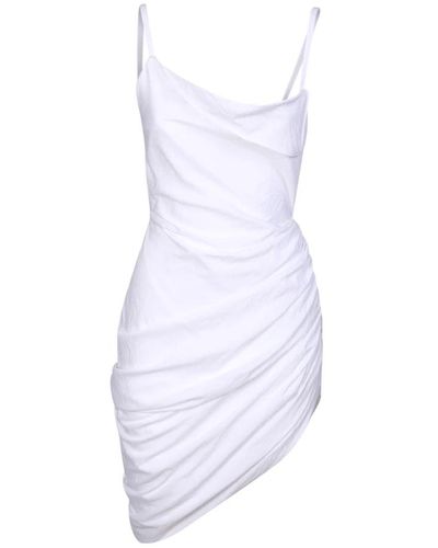 Jacquemus Saudade Mini Kleid - Weiß
