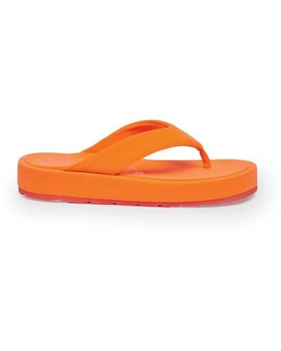 Bettina Vermillon Flip Flops - Orange