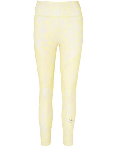 adidas By Stella McCartney Bluye leggings für moderne aktive frauen - Gelb