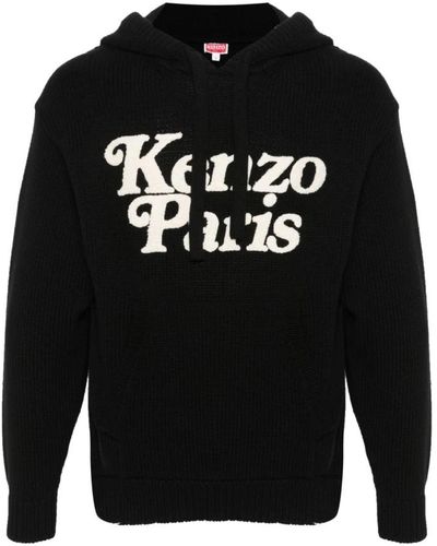 KENZO Schwarzer sweatshirt ss24 mode