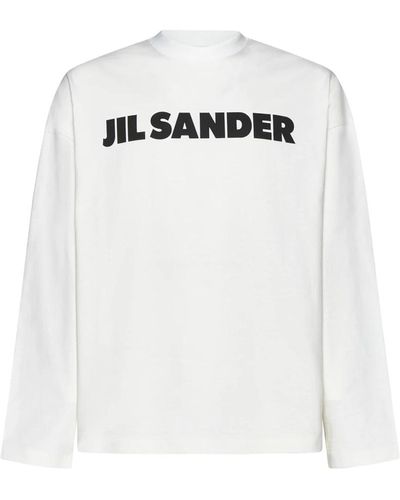 Jil Sander Stylische t-shirts und polos - Weiß