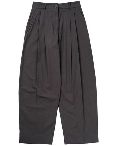 Studio Nicholson Trousers > wide trousers - Gris