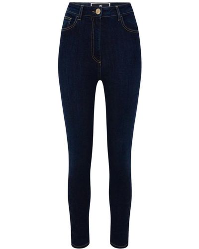 Elisabetta Franchi Basic five pocket skinny jeans - Blau