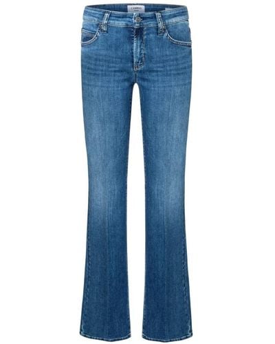 Cambio Boot-Cut Jeans - Blue