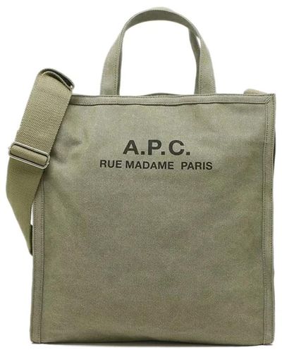 A.P.C. Bags > tote bags - Vert