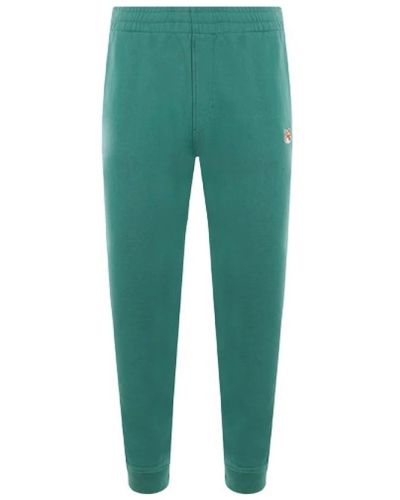 Maison Kitsuné Trousers > sweatpants - Vert