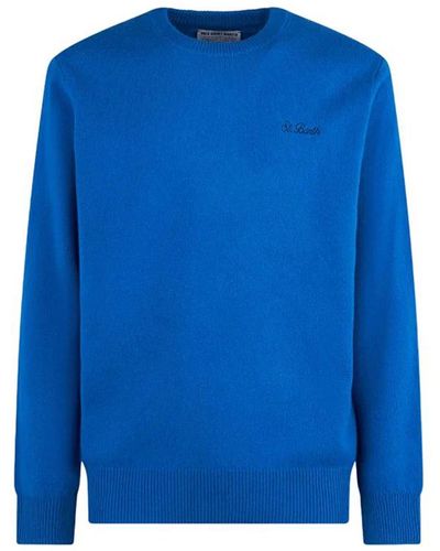 Mc2 Saint Barth Stylische pullover für männer - Blau