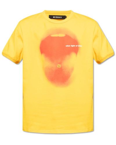 MISBHV Tops > t-shirts - Jaune