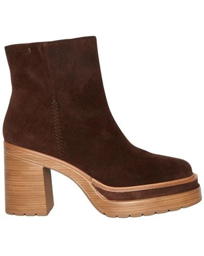 Pons Quintana Heeled Boots - Brown