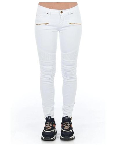 Frankie Morello Skinny Jeans - White
