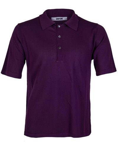 Mauro Grifoni Polo Shirts - Purple