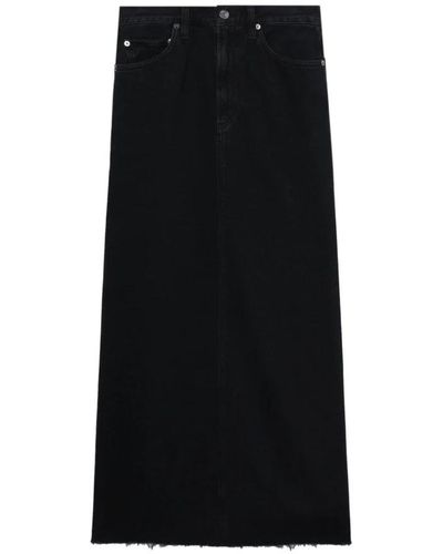 Agolde Denim Skirts - Black