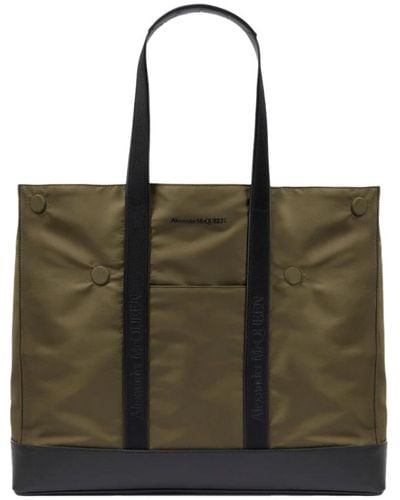 Alexander McQueen Tote Bags - Green