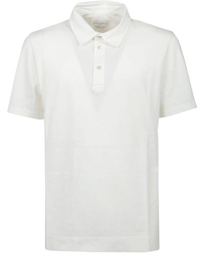 Ballantyne Kurzarm -Polo -Hemd - Weiß