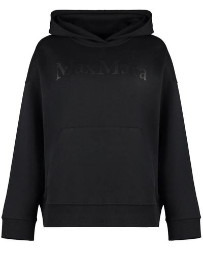 Max Mara Palmira Hooded Sweatshirt - Black