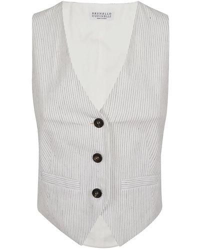 Brunello Cucinelli Suit vests - Grau