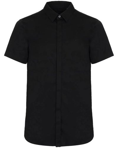 Armani Exchange Schwarze hemden für männer