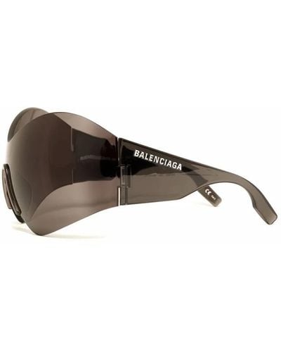 Balenciaga Graue sonnenbrille mit zubehör - Braun