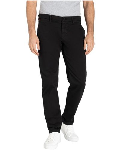 M·a·c Straight trousers - Nero