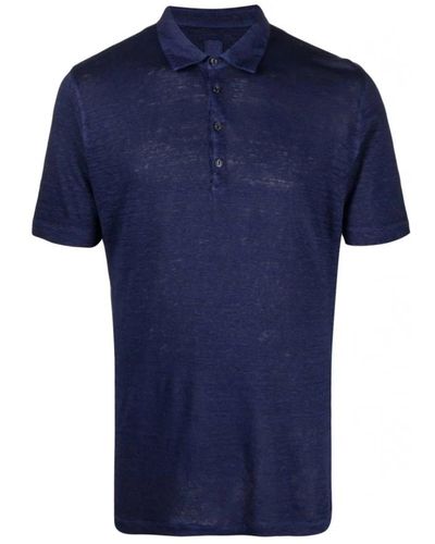 120% Lino Polo camicie - Blu