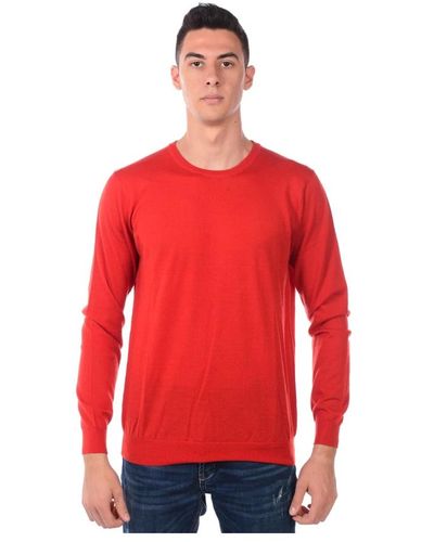 Daniele Alessandrini Knitwear > round-neck knitwear - Rouge