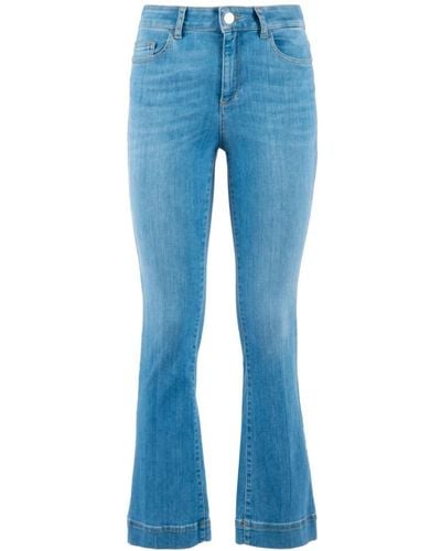 Nenette Superstretch trombetta jeans - Azul